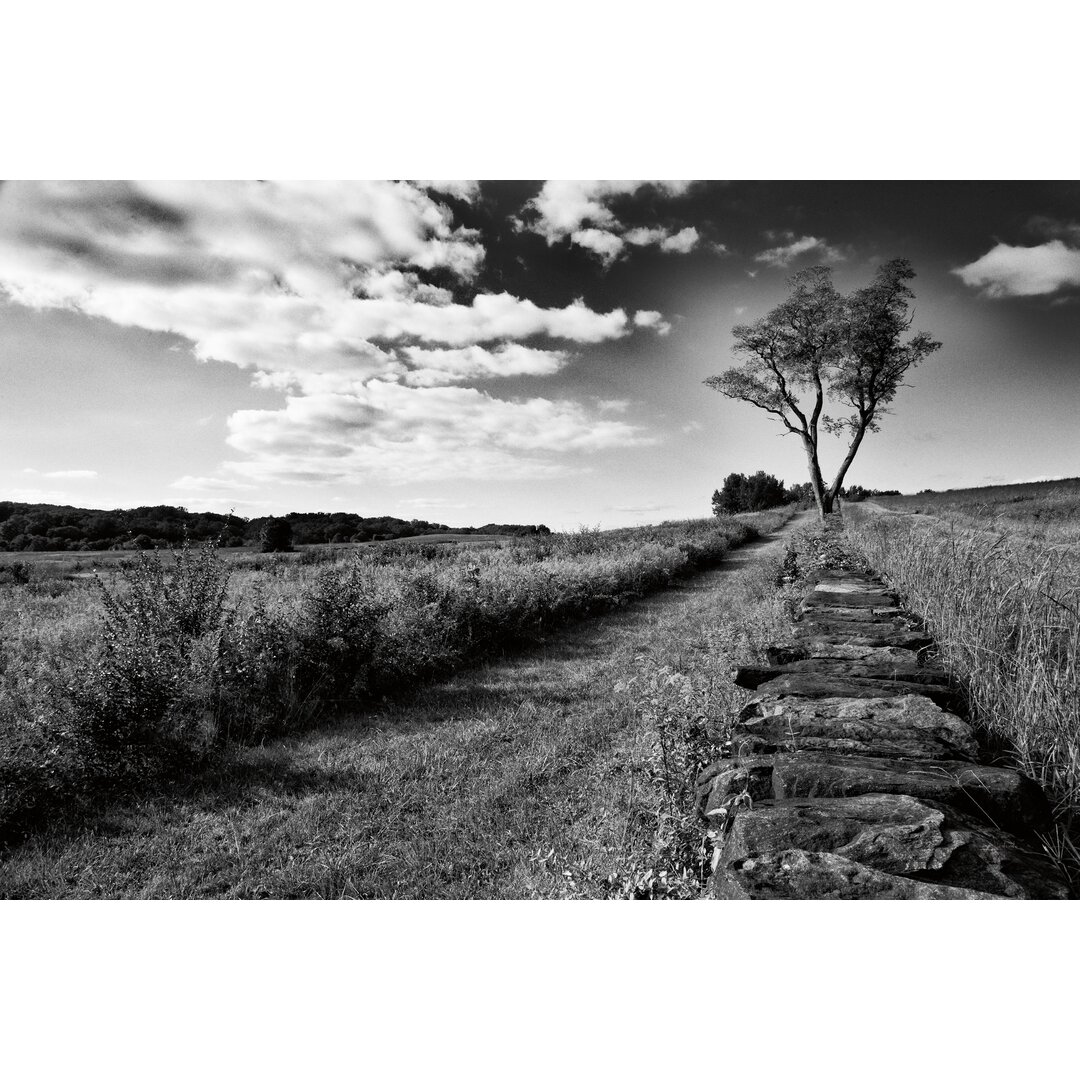 Leinwandbild Stone Wall von Aledanda