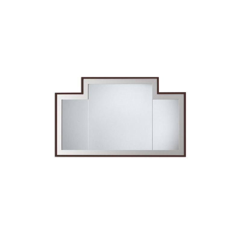 Vogue Beveled Mirror, 30.375" H x 51.125" W, Fango
