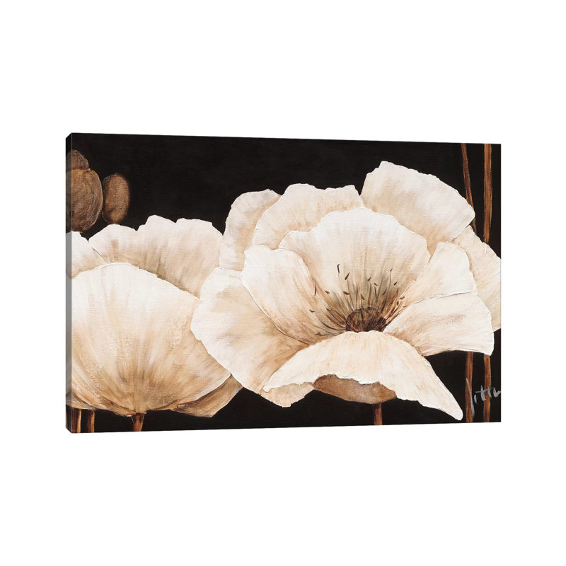 Amazing Poppies IV by Jettie Roseboom - Wrapped Canvas Print, 20.32 cm H x 30.48 cm W