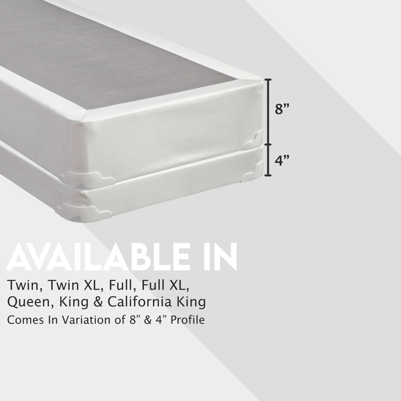8'' Wood Box Spring, Twin