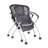 Melessia Rectangle 2 Person Flip Top Training Table Set and Chair Set with Casters-1660940909-1660940908
