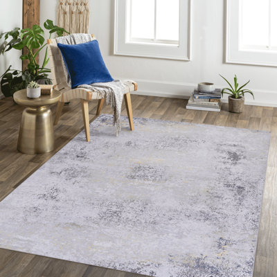 Tapis 9 x 12 lavable, à poils courts, antidérapant, antidérapant et pliable pour les enfants