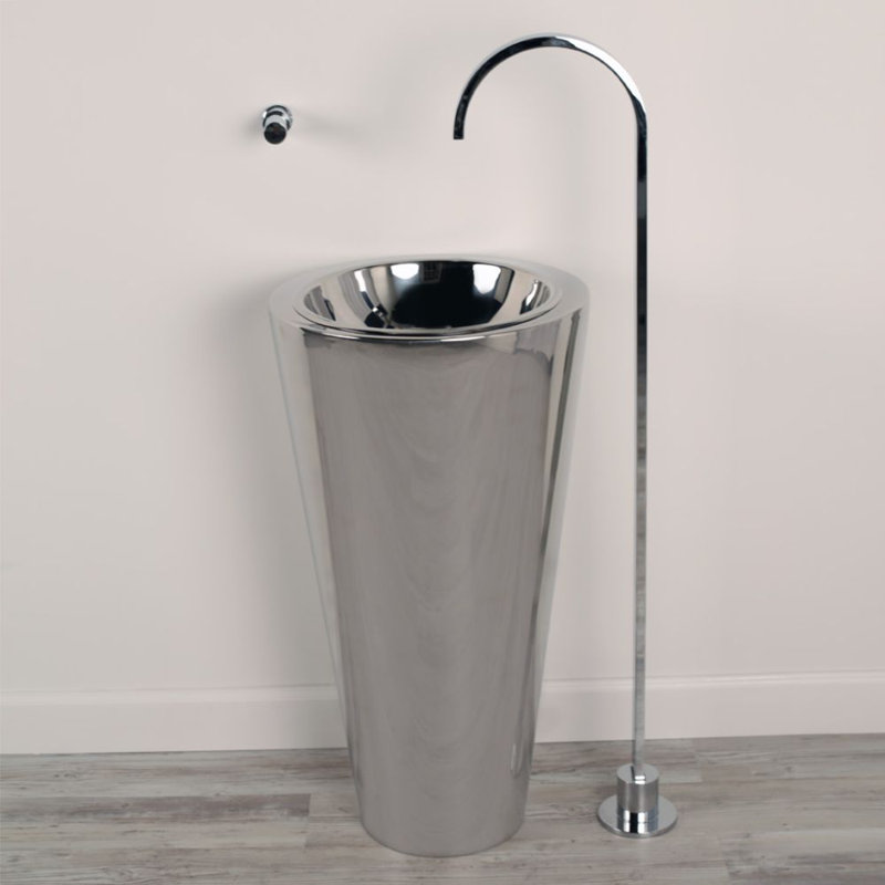 Arch Tub Filler, Knob Handle