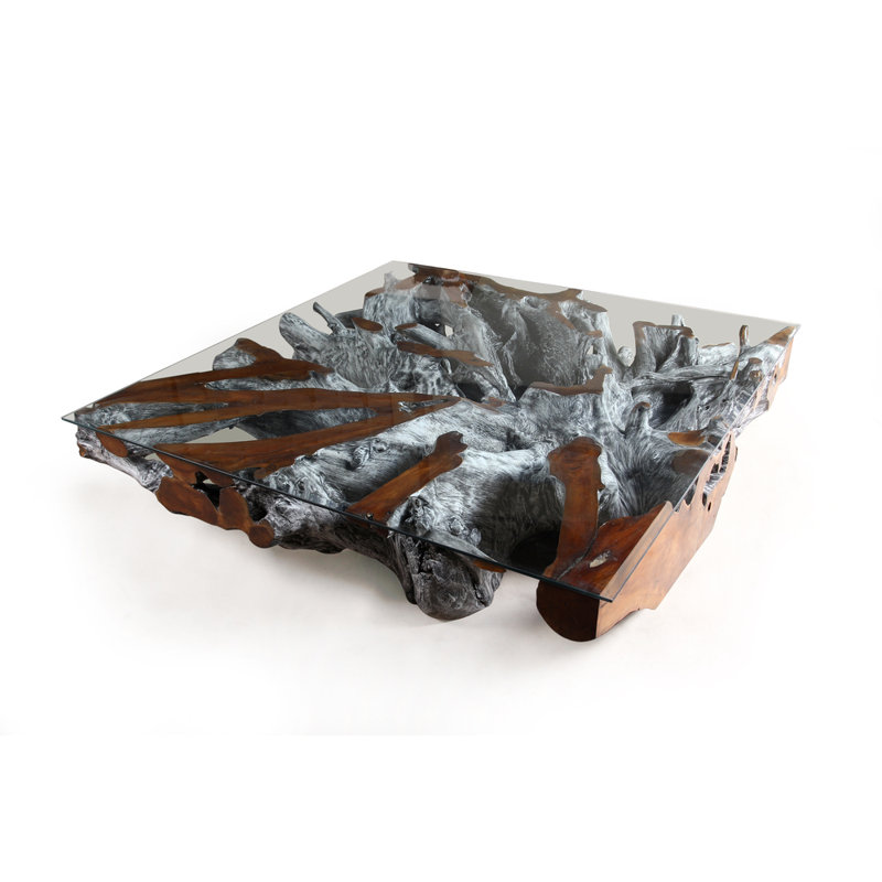 Keynot Solid Coffee Table, 40cm H x 100cm W x 100cm D, Grey