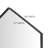 Modern Metal Framed Hexagon Wall Mirror-566911147-566911144