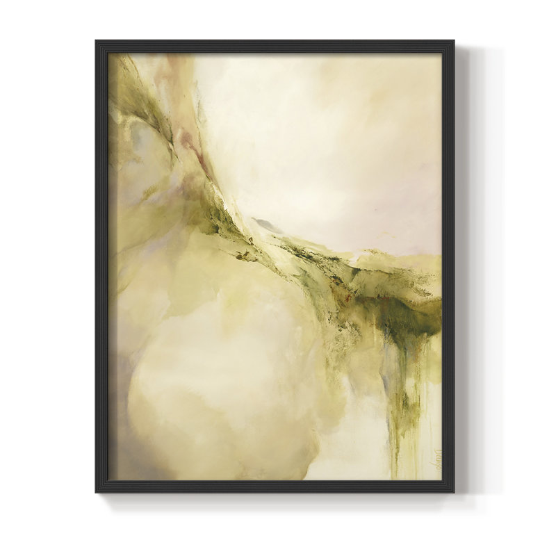 Terra Viridi, reproduction encadrée - bois massif, H 10 po x l 8 po, Noir