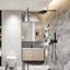 Stainless Steel Tension Bathroom Shelves