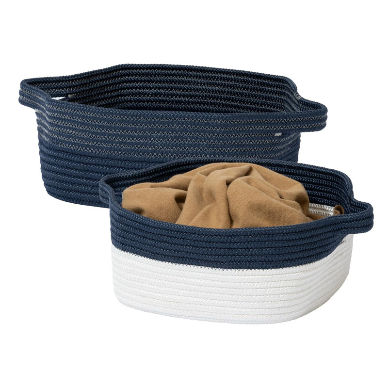 Beachcrest Home Meaghan Wool / Felt Decorative Bin
