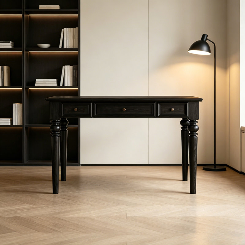 Bureau à 3 tiroirs Simple Classic, 30.31" H x 47.24" W x 17.71" D