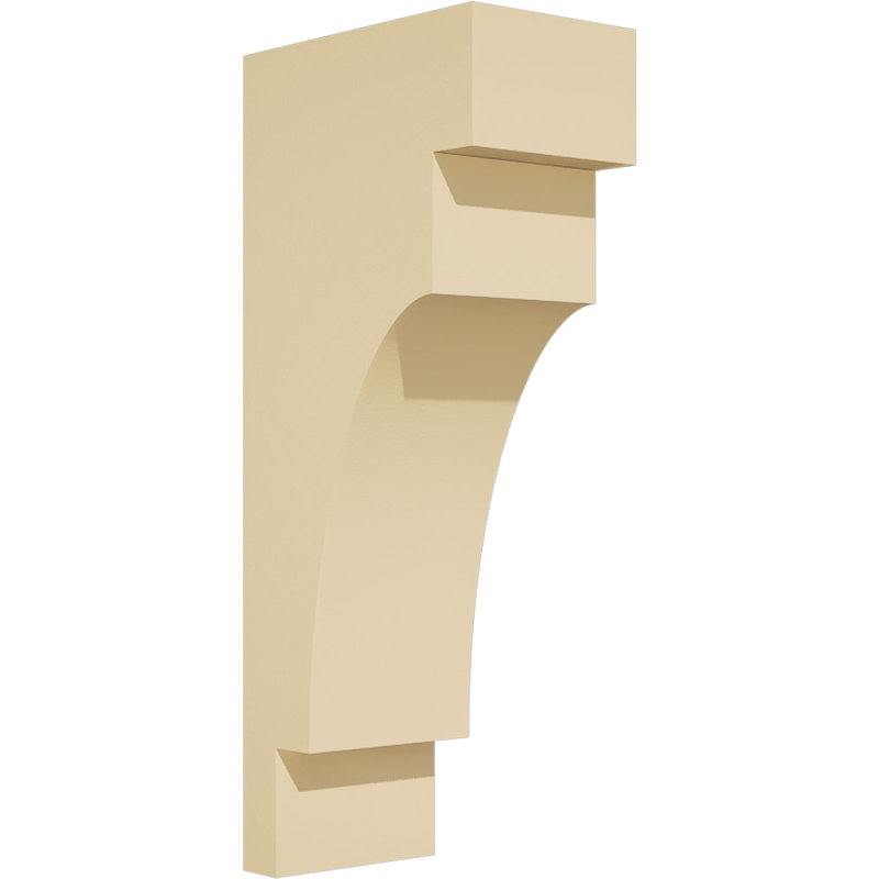 Corbeau d'uréthane méditerranéen Signature, brun clair apprêté, 14 po x 3,5 po x 6 po
