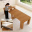 Ensemble de table de salle à manger Haakon 13 pièces avec chaises, console extensible avec support à rallonge, table de salle à manger, 2 à 12 places assises, table de salle à manger longue et pliante (table + 12 chaises)-124538929-124538932