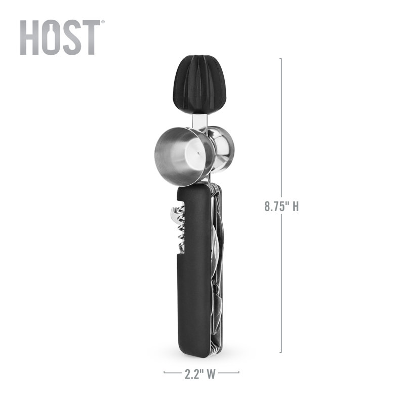 10-in-1 Bartending Tool, Black