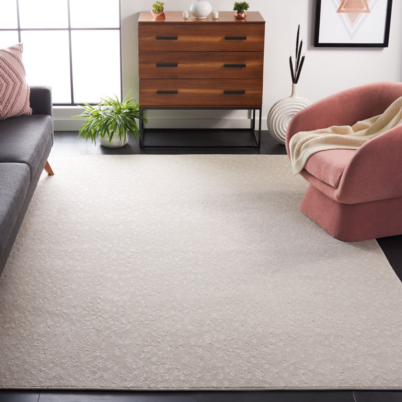 Pattern And Solid Performance Solid Color Rug, Rectangle 6'7" x 9'