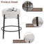 Tabourets de bar rembourrés 24 po Modern-1767321375