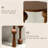 Nut-brown Solid Wood Console Table-438137832