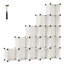 16 Pair Stackable Shoe Storage Cabinet