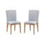 Ensemble de 2 chaises de salle à manger Caspian