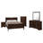 Joevany 5-piece Queen Bedroom Set Cappuccino-99302488-99302489