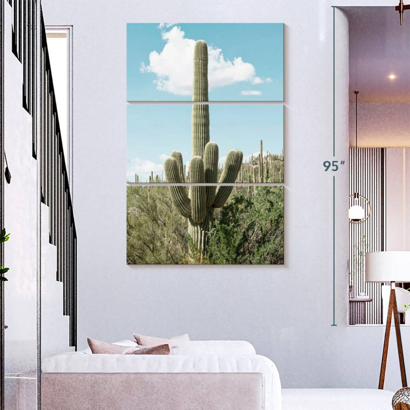 Cactus vert Harnek, H 74 po x l 48 po