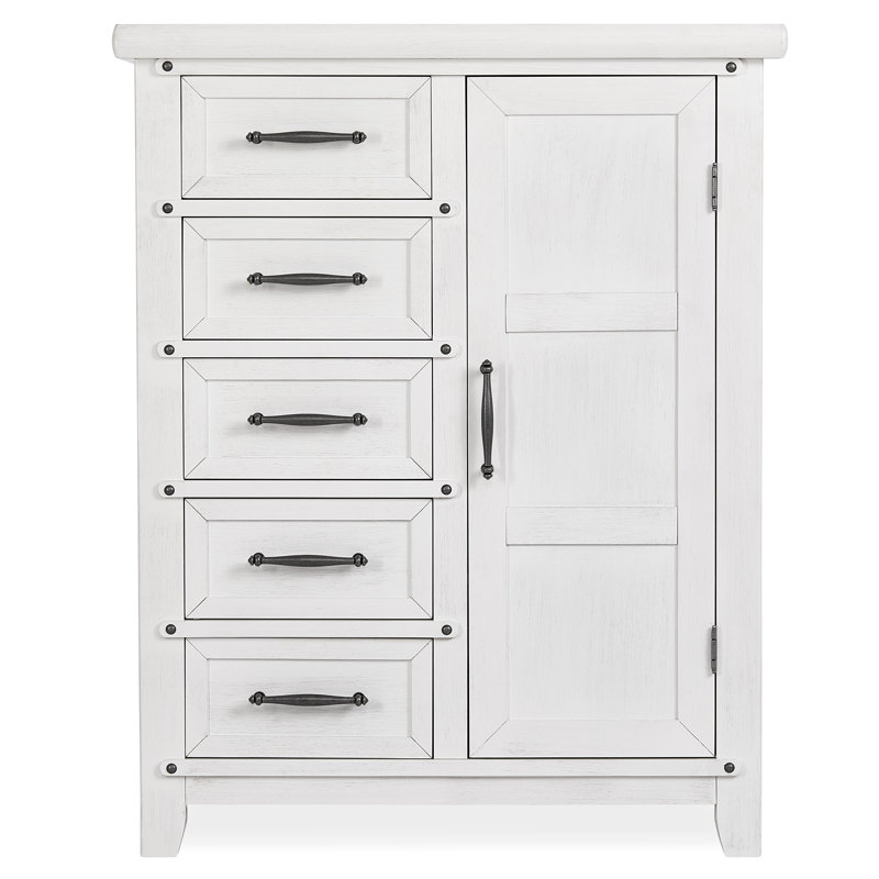 Solid Wood Accent Cabinet, White