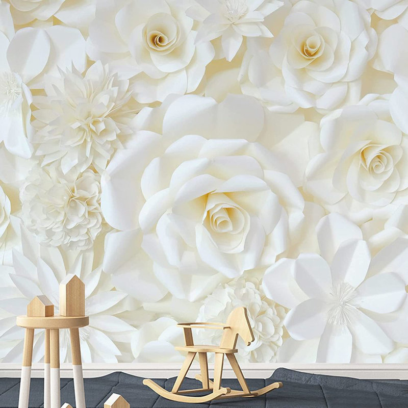 Peel & Stick Floral Border, 100" L x 144" W