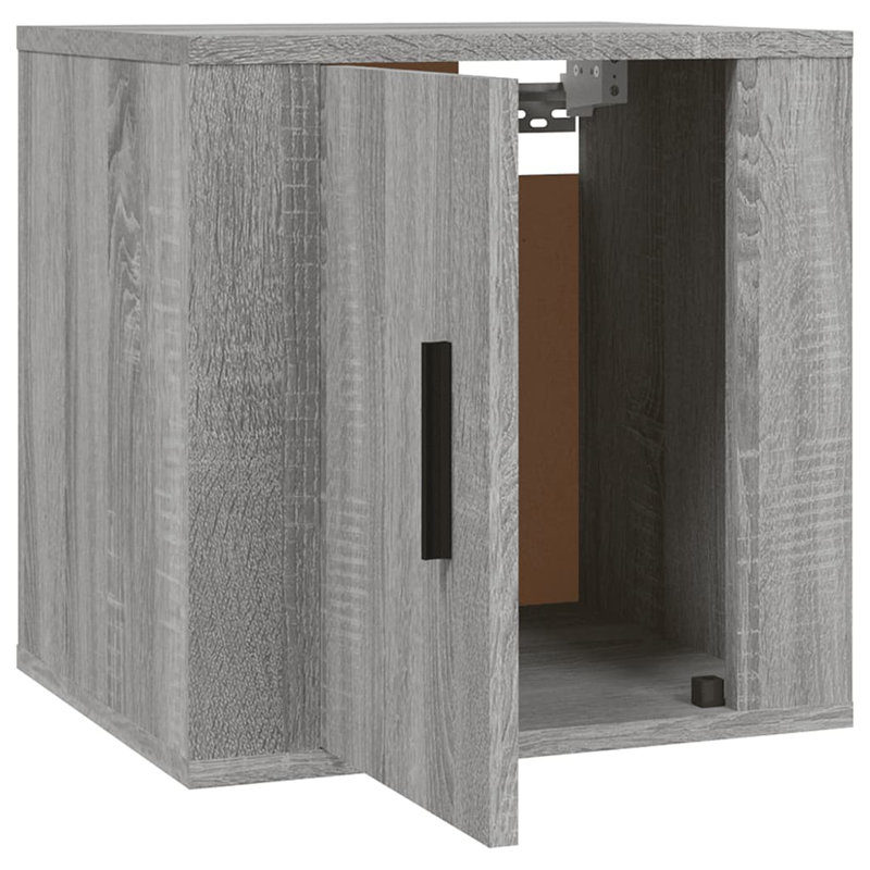 Ollins TV Stand for TVs up to 28", Grey Sonoma