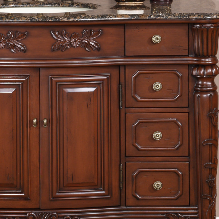 Tamalpais 48'' Single Bathroom Vanity with Granite Top