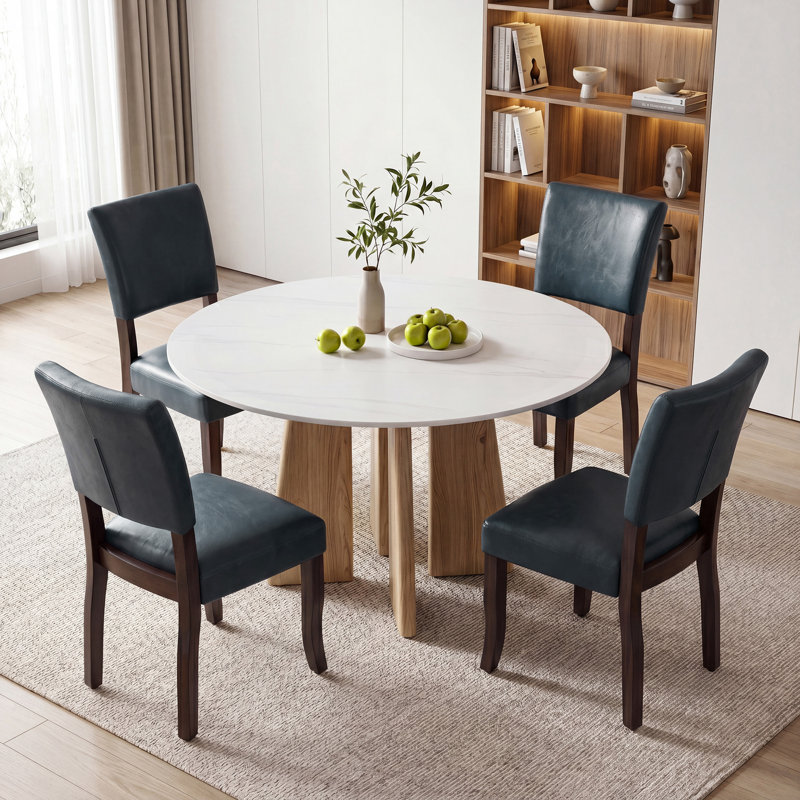 Chaises de salle à manger Aura, Bleu