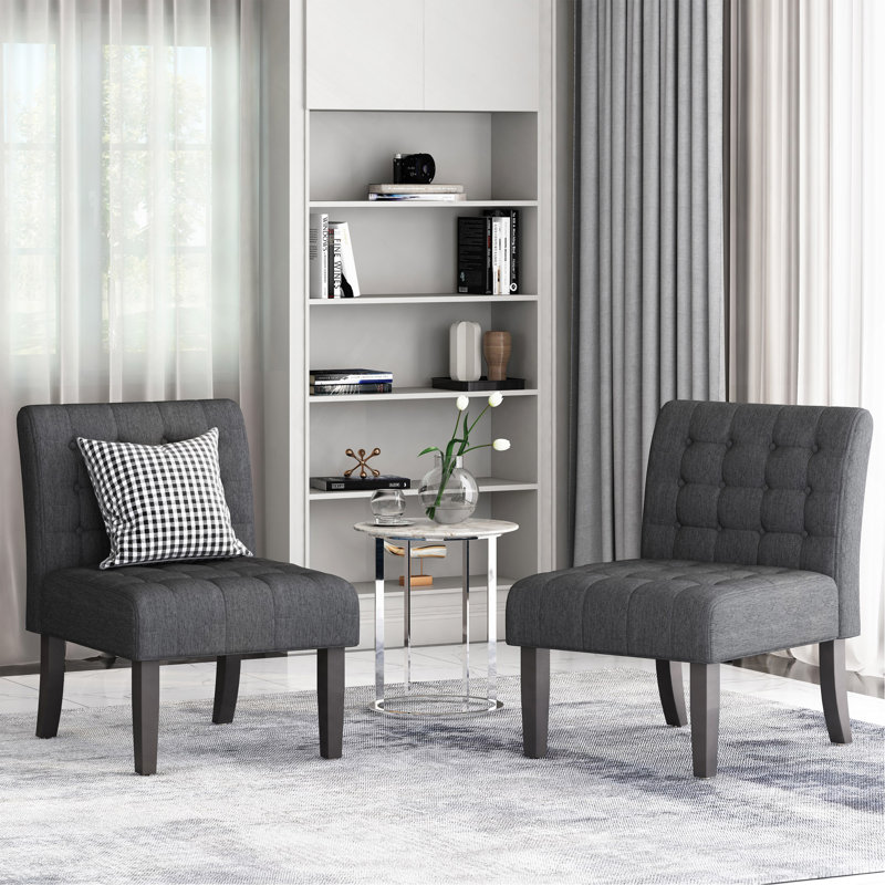 Chaise d'appoint, 1, Gris anthracite