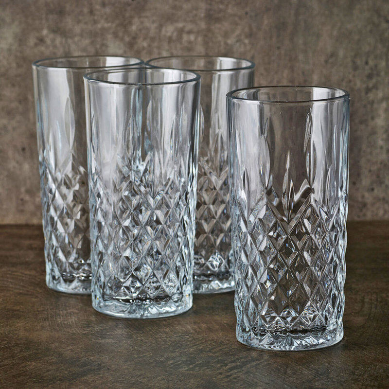 Afandor 12.0378ml Drinking Glass Set