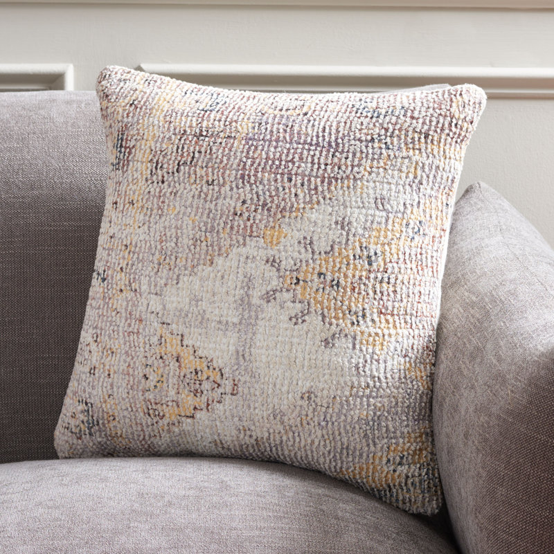 Dali Abstract Cotton Blend Throw Pillow