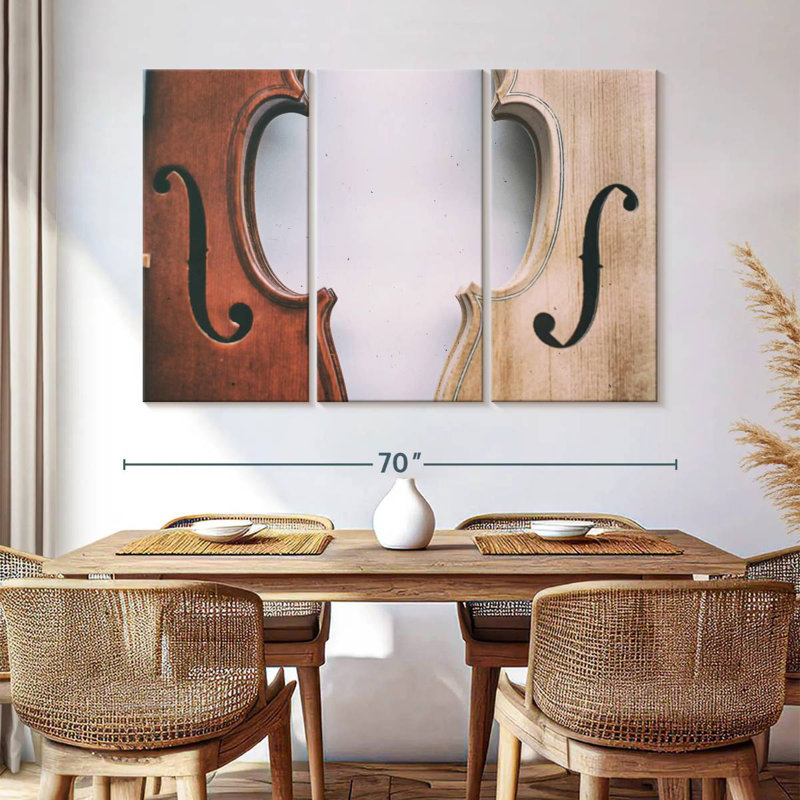 Abarca Violin Embellishments, 42" H x 65" W