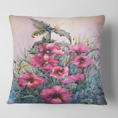 Floral Throw Pillow
