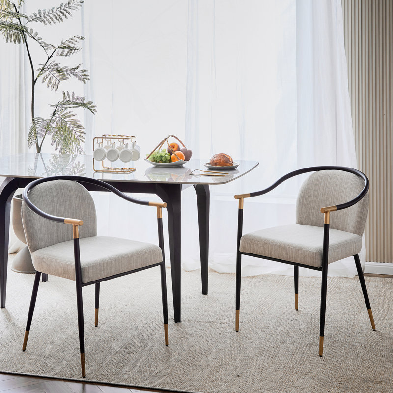 Chaise rembourrée Modern, Beige