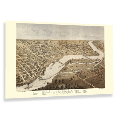 1867 Appleton Wisconsin "" Print on Paper -  Winston Porter, 3FE25AE8E650432B82271A5044B03654