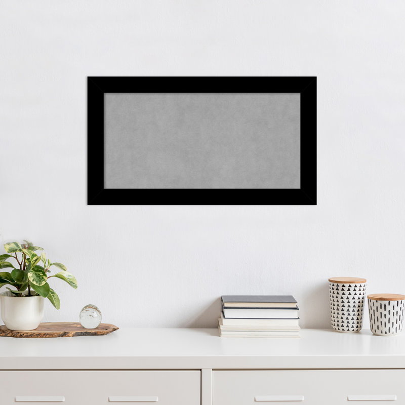 Tableau magnétique basique noir Basic, H 15 po x l 27 po