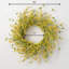 Couronne artificielle jaune 26 po