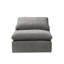 Canapé modulaire en lin avec repose-pieds Naveen