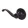 Scroll Lever Keyed Door Lever