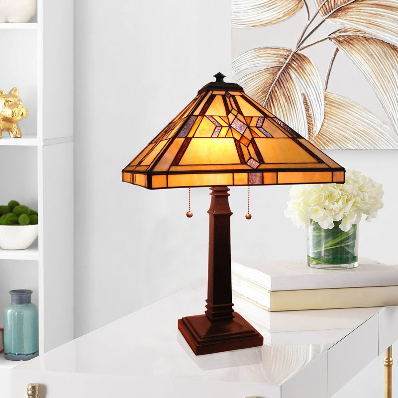 Fine Art Lighting Tiffany Style Prairie 25" Table Lamp