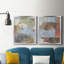Minim I - ensemble de 2 reproductions d'art sur toile encadrées