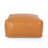 Bambo Faux Leather Rectangle Pouf, Gray-1533752830