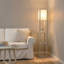 Lampe sur pied DEL à 3 tablettes avec abat-jour carré en tissu Maxwell 63 po.-134623862-134623865