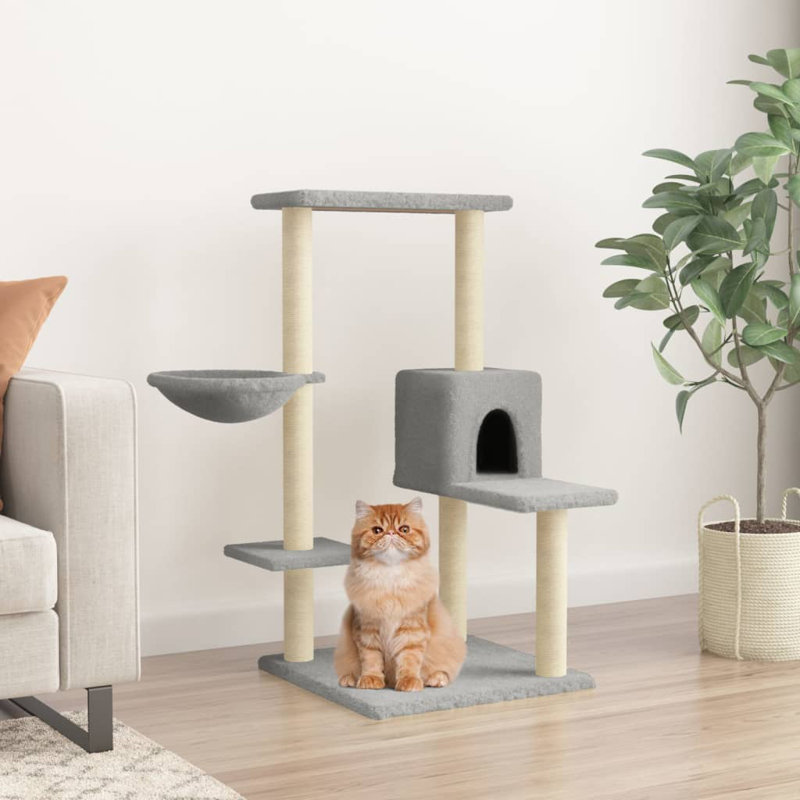 Summersville 95cm H Cat Tree, Light Grey