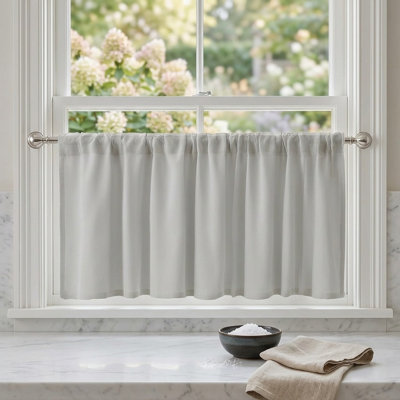 Linen Blend Kitchen Curtain Kitchen Pelmet