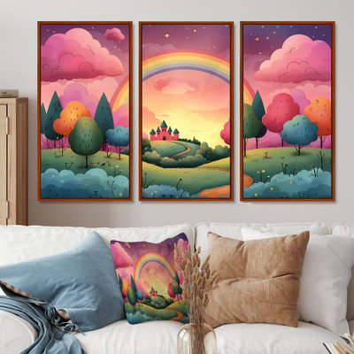 Ensemble de salon chambre d'enfant Rainbow Fantasy Castle
