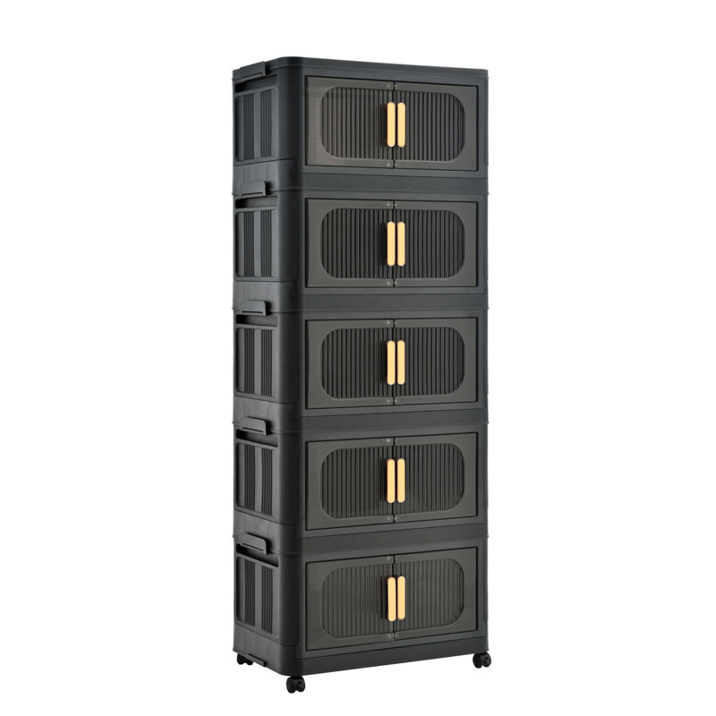 Armoire de rangement 20 po, Noir