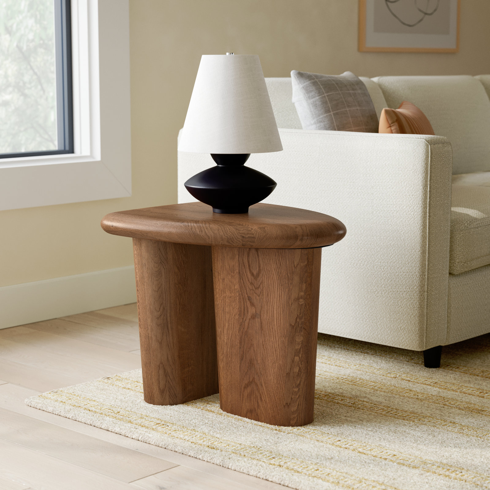 Hollins 26" Oak End Table