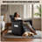 Elertric Recliner Chair with Massage and Heat, Adjustable Single PU Leather Recliners Sofa with Remote Control Home Theater Seating &Armchair for Living Room/Office