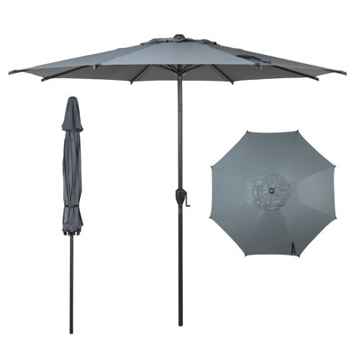 Lyon Market Umbrella with Crank Lift
